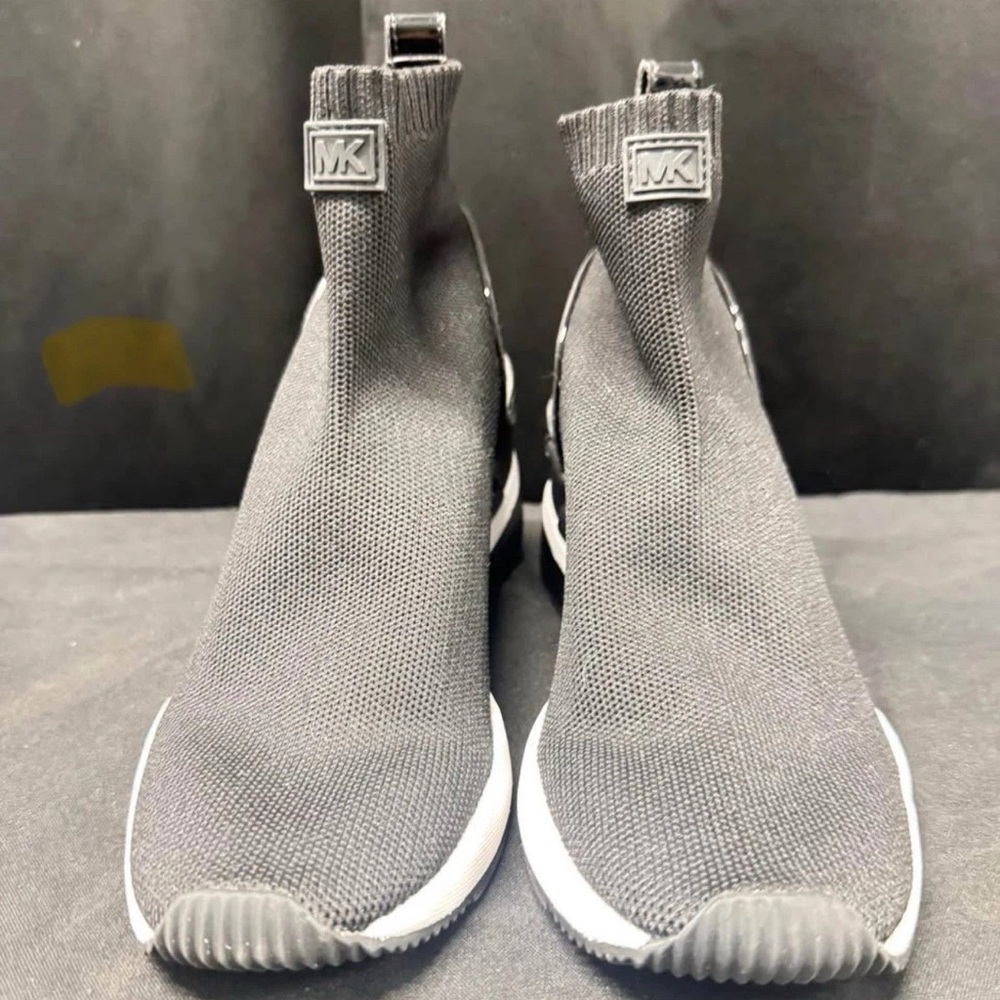 Michael Kors Black Women's Sock Sneakers - Picture 2 of 7